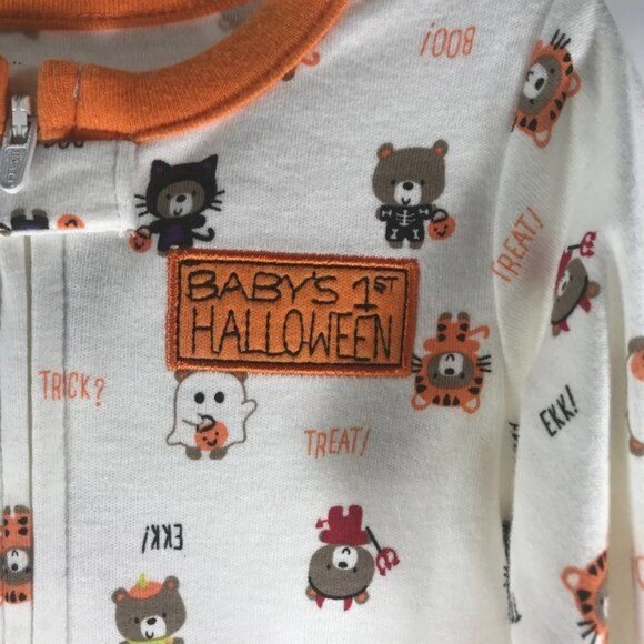 Babys 1st Halloween Sleepwear & Black Babydoll Outfit Set Size 6 Months - Picture 3 of 9